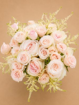buchet de mireasa roz