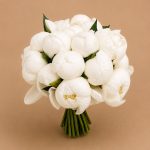 buchet mireasa bujori