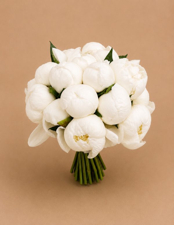buchet mireasa bujori